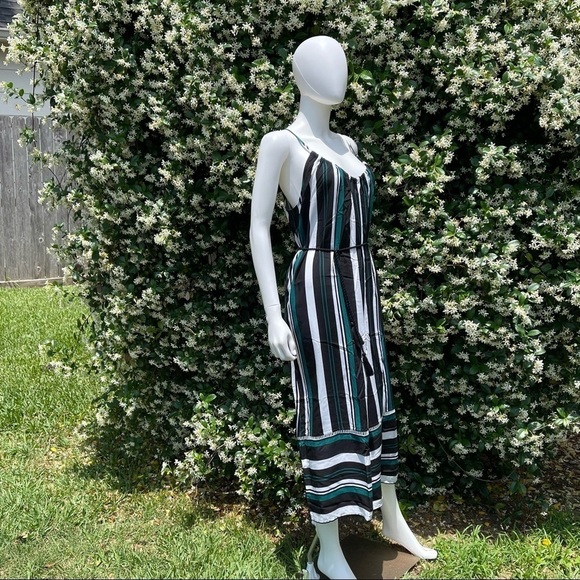 💋NWT Dolce Vita BoHo Jungle Striped Wide Leg Crop Jumpsuit - Picture 5 of 13